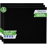 Bagean Airmega AP-1512HH Carbon Pre Filter - Compatible with Coway Air Purifier AP 1512HH and 200M - Fits Coway Filter Replacement - Activated Carbon Filters Absorb Odor & Freshen the Air (3-Pack)