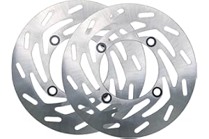 Vanlison 2 Pack Front Left/Right Brake Rotor Discs Compatible with Yamaha Kodiak 700 YFM700 2016-2020 Grizzly 550 YFM550 2009