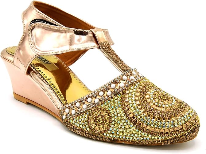 Buy JAZZY juniors Rose Gold Girls Heels at Amazon.in