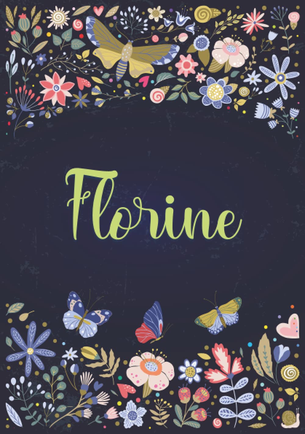 Florine Carnet De Notes A5 Prenom Personnalise Florine Cadeau D Anniversaire Pour Fille Femme Maman Copine Sœur Design Jardin 1 Format A5 14 8 X 21 Cm French