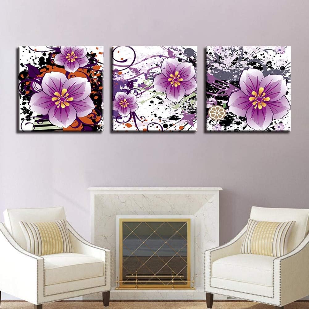 KDSFHLL 3 Panel Pintura Decorativa Lienzo HD Impresiones Pinturas para