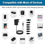 Etopgo 12V 1A Universal Power Adapter with 7 Tips for LED CCTV TV Box view 5