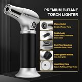 TBTeek Blow Torch Kitchen Torch Adjustable Flame Safety Lock Soldering view 2