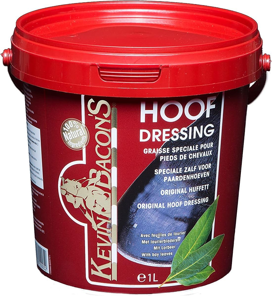Kevin Bacon's Ash Based Hoof Dressing, Black, 1 Litre