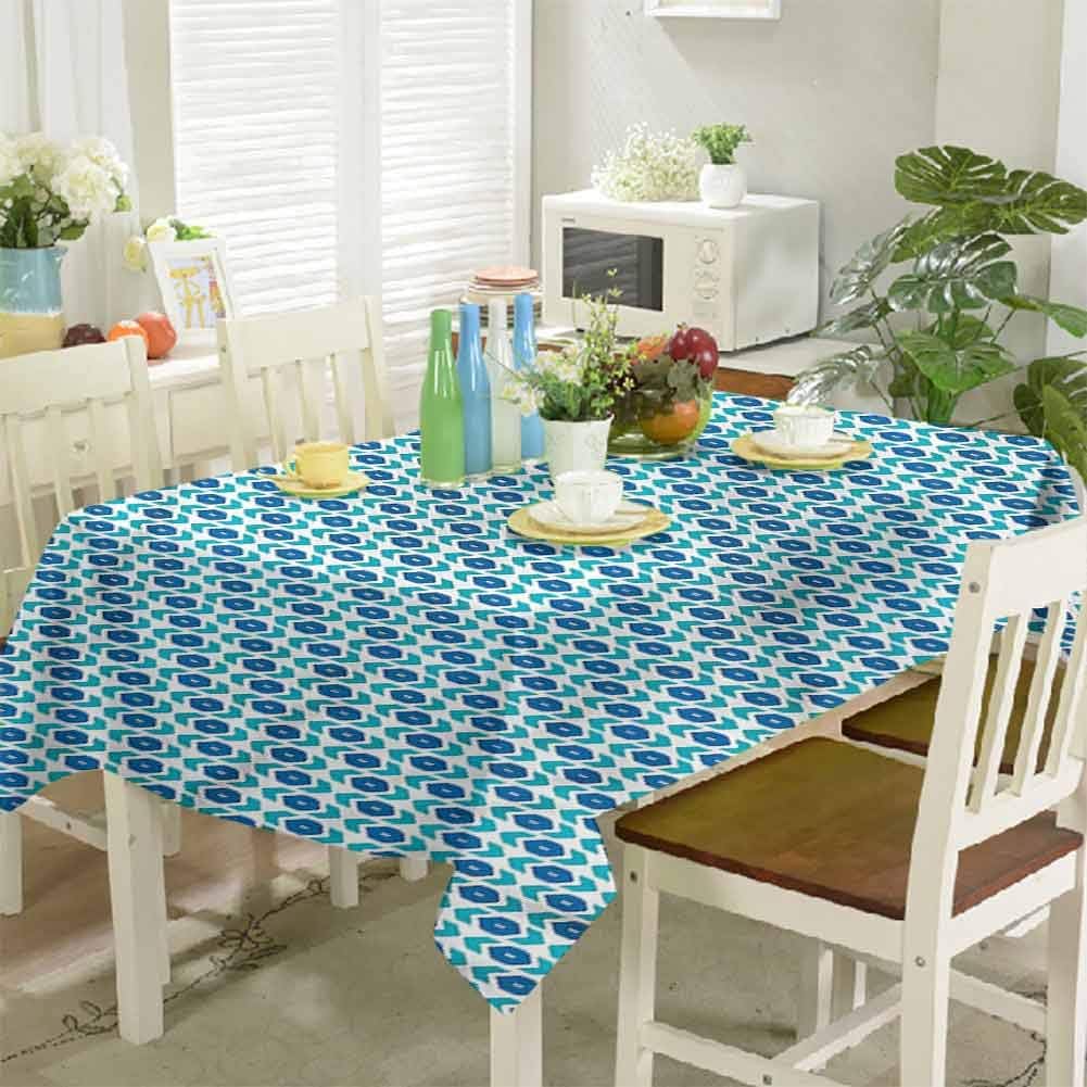 KaMiao Water Resistant Tablecloth Aquatic Colors Arrow