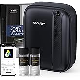 Waterless Essential Oil Diffuser,(2 * 50ml Fragrances Included) 3000 Sq.Ft Coverage 400ml Capacity Hotel Scent Diffuser,Cold Air Tech, App & Button Control,Scent Diffusers for Home Large Room (Black)