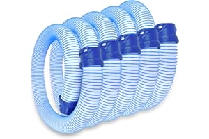 TYCARDOR HT 𝐔𝐩𝐠𝐫𝐚𝐝𝐞 5 Pcs R0527700 Pool Vacuum Hose Compatible with Zodiac Pool Cleaner Hose MX6 MX8 Replacement Parts 39" Swimming Pool Vacuum Hose Twist Lock Pool Hose for Pool Cleaner