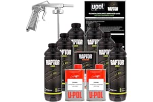 U-POL Raptor Liner Kit - 6L Black - w/Standard Application Gun