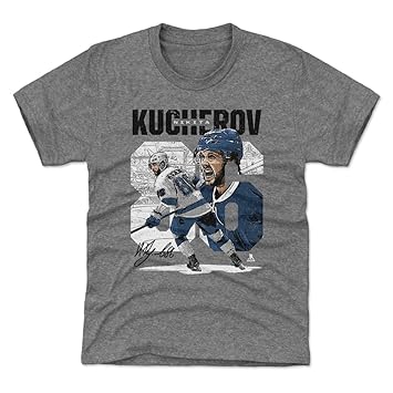 Amazon Com 500 Level Nikita Kucherov Tampa Bay Hockey Kids Shirt