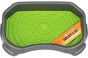 Neater Pet Brands - Pets - Neat-LIK Pad with Mess-Proof Tray Keeps Floors Clean
