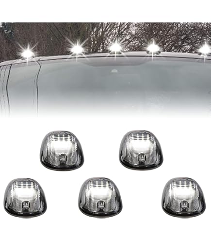 Partsam 5 X Roof Lights For Dodge Ram 1500 2500 3500 4500 5500 - View #4