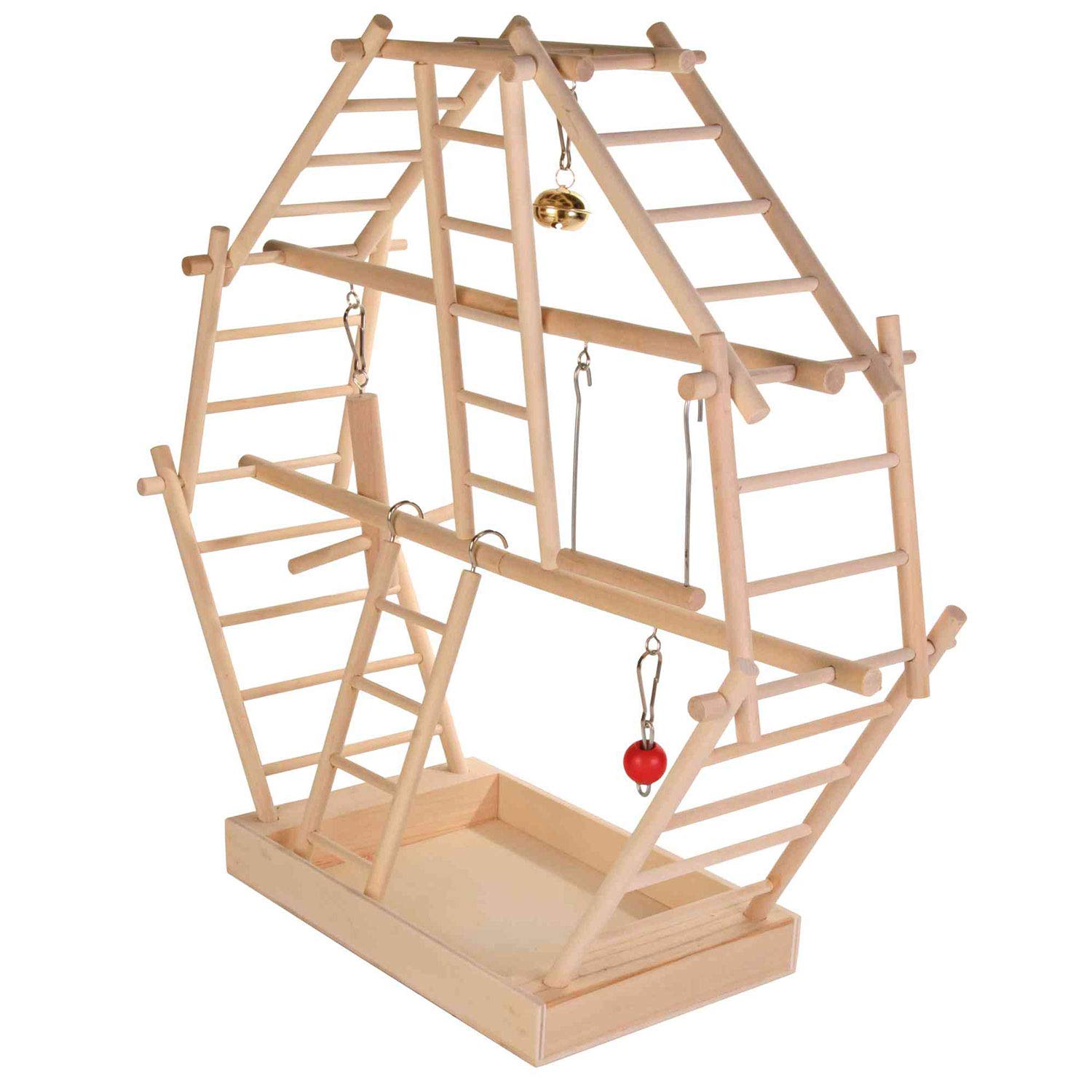 Trixie 5659 Wooden Ladder Playground 44 × 44 × 16 cm