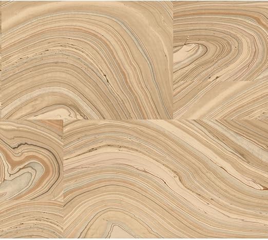 Amazon York Wallcoverings Cz2403 モダンナチュラルオニキス壁紙 タン ブラウン ベージュ グレー タン ブラウン ベージュ グレー 壁紙