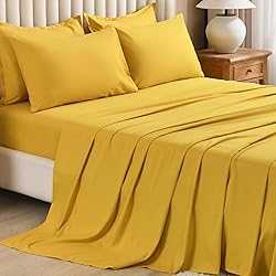 Litanika Comforter King Size Set Mustard Yellow - 7