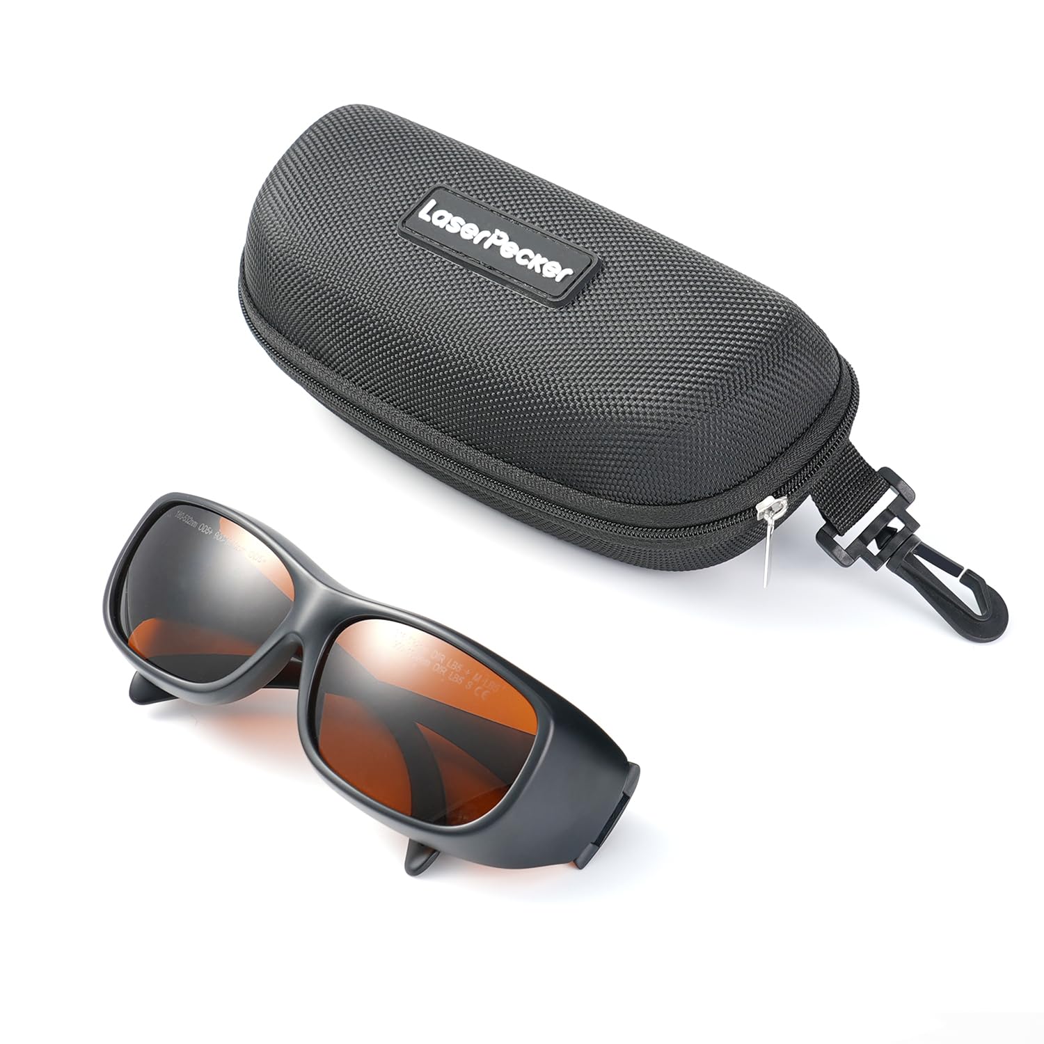 LaserPecker Laser Safety Glasses 180nm–532nm & 900nm–1080nm for All Machines and Most Laser Engravers, Red Light Therapy Glasses Eyes Protection Laser Safety Goggles