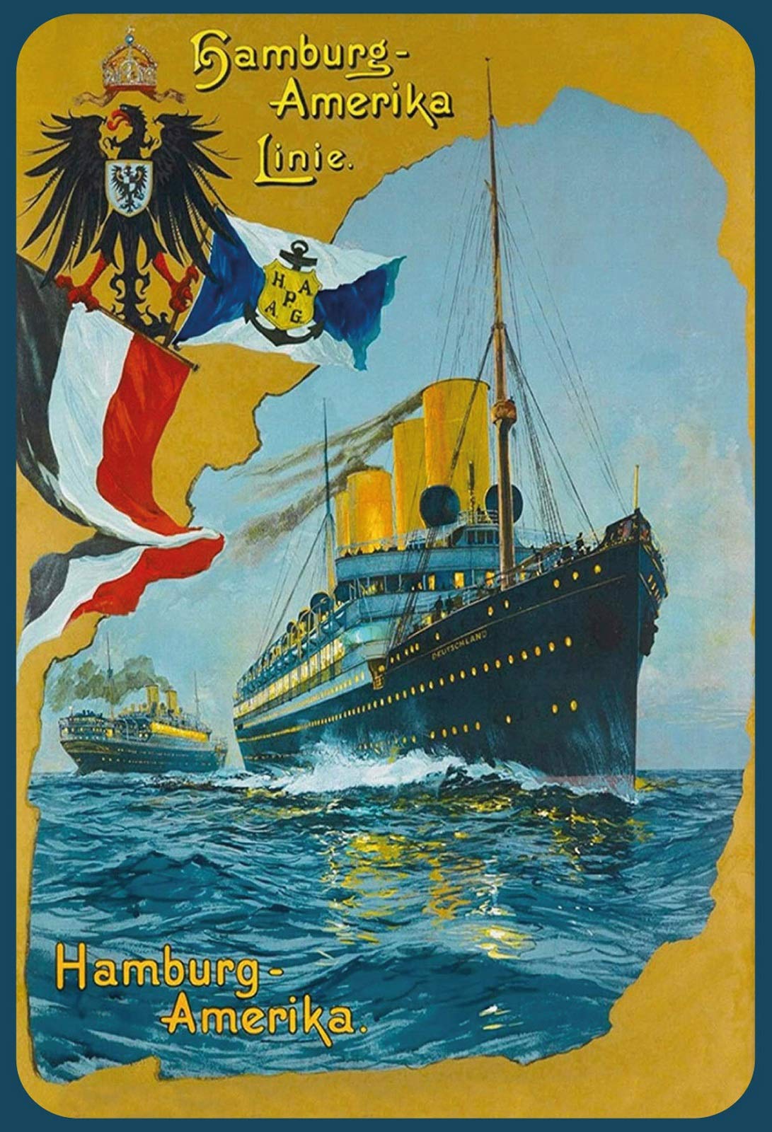 Schatzmix Tin-Plate Sign, Sheet metal, Multicoloured, 20x30 cm