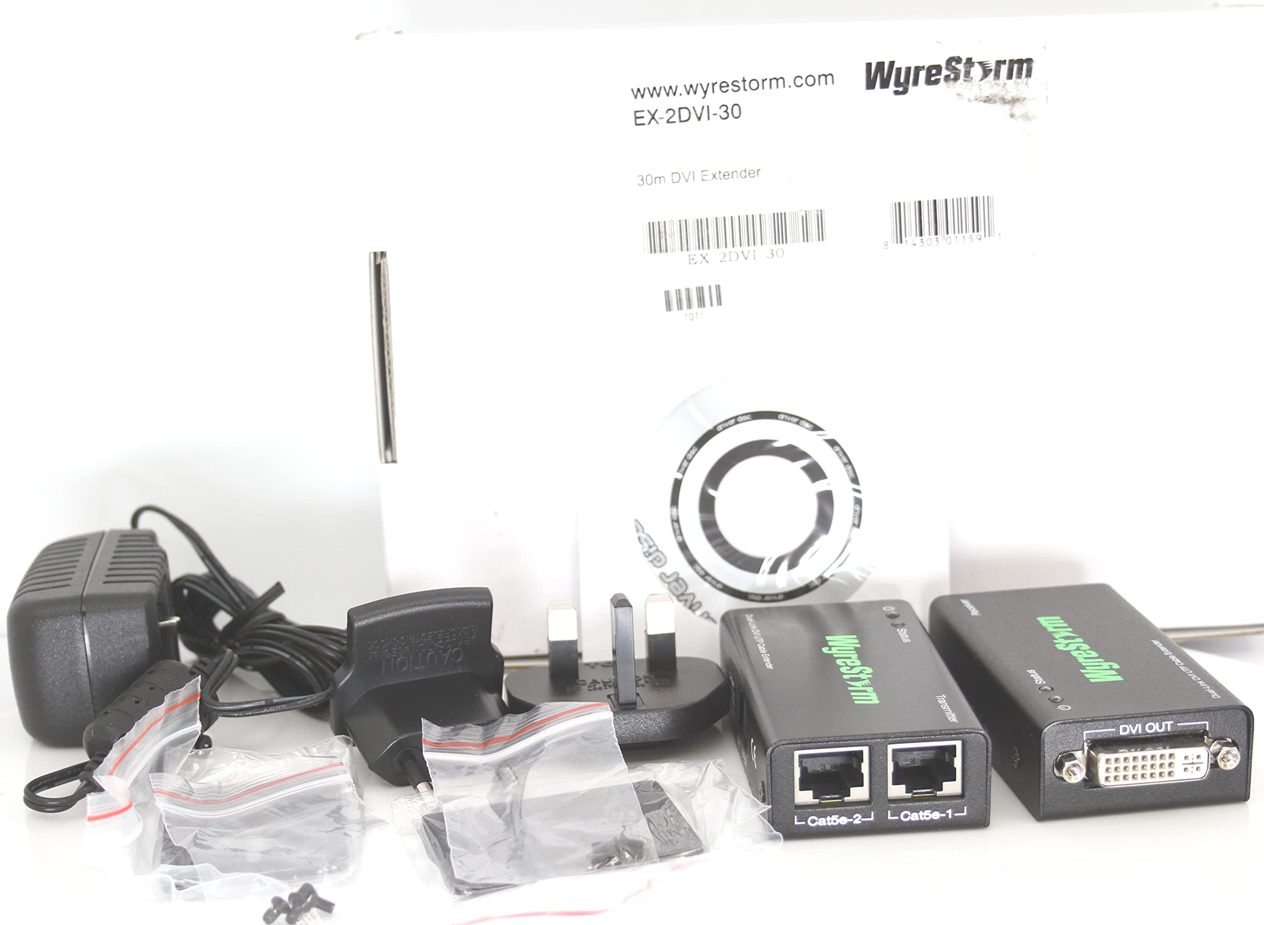 WYRESTORM EX-2DVI-30 Extending DVI (Dual link) using Cat5e/6 to 30m (98ft)