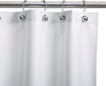 Amazon Com Csi Bathware Cur62x74nh Assure Vinyl Shower Curtain