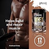 Warrior Whey Protein Powder 500g Chocolate Brownie Low Sugar Lean Muscle Support view 5