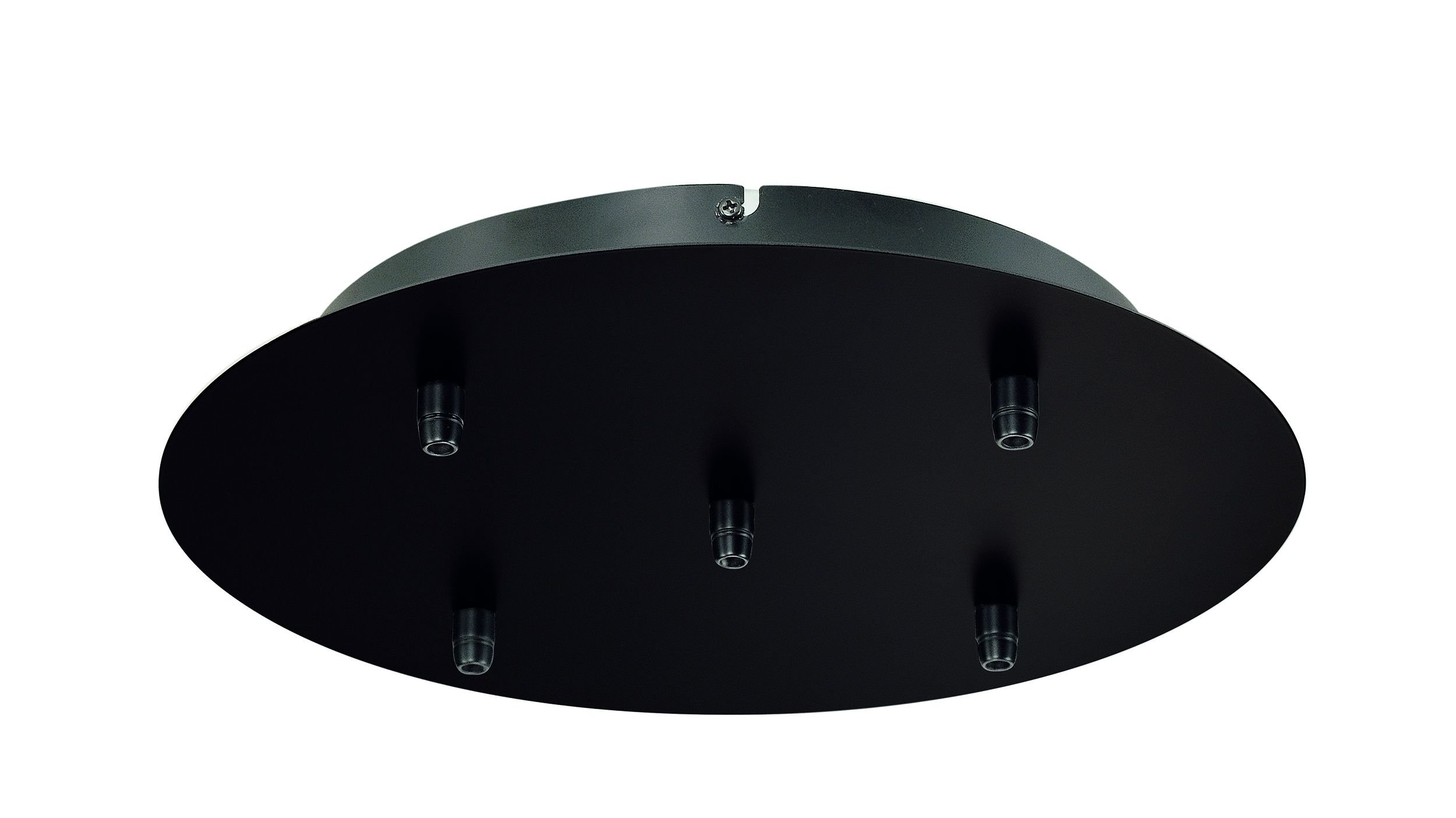 SLV Ceiling Rosette FITU 5er Rose Round incl. Strain reliefs/Black