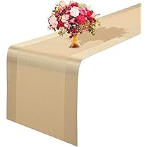 Chemin De Table En Vinyle Imperméable Et Lavable De 180 Cm De Long Resistant A Chaleur Pour Salle A Manger Fete Mariage Dore Rectangulaire 98862386