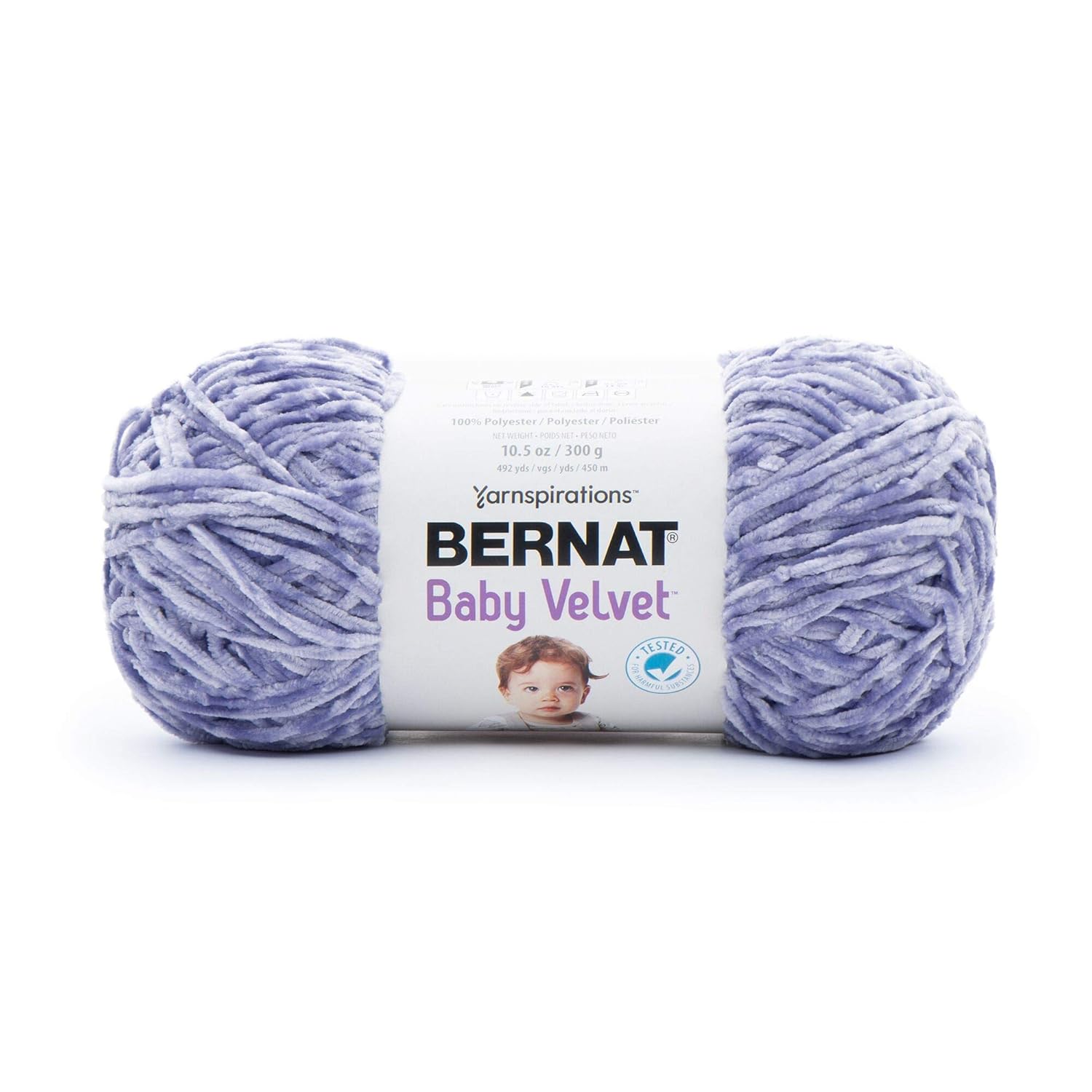 Bernat 16418686023 Baby Velvet Yarn Hopping Hydrangea