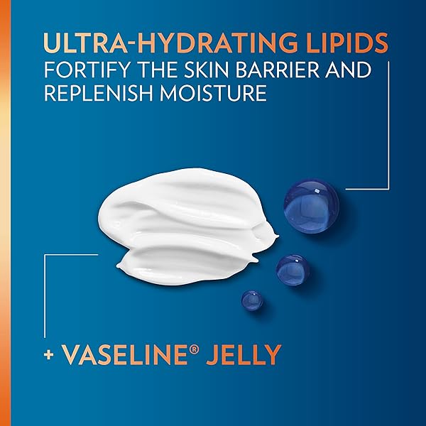 VASELINE MEN FAST ABSORBING 3-IN-1 FACE, HANDS & BODY LOTION FOR MEN, FOR DRY SKIN, ABSORBS IN JUST 15 SECONDS FOR MOISTURIZED SKIN 20.3 OZ