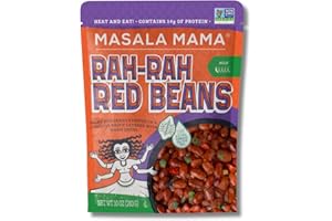 Masala Mama Silky Red Beans - Heat and Eat Indian Food - Prepared Meals Ready to Eat - Non-GMO & Vegan Prepared Foods - Microwave Meals - Ready in 60 Seconds (Pack of 1)