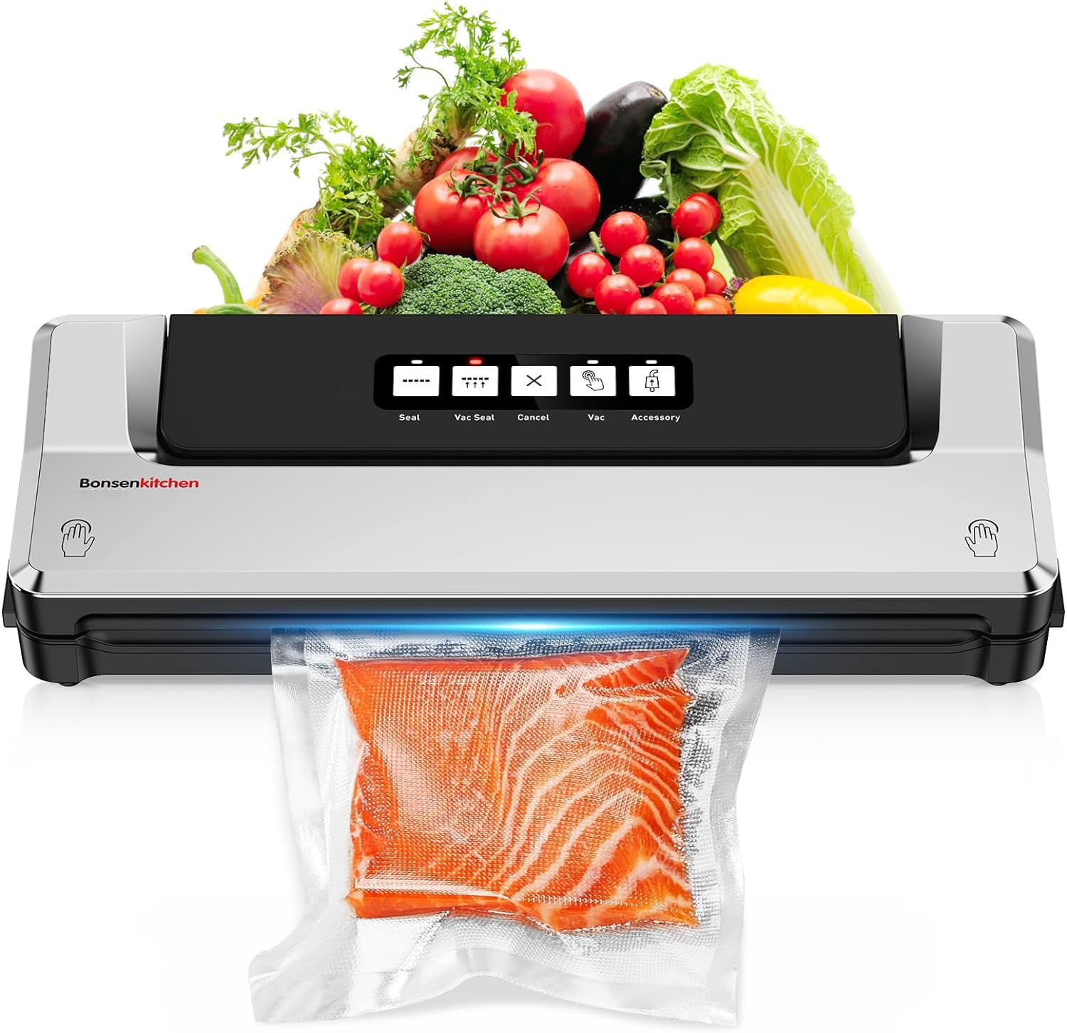 Rouleau Sous Vide Alimentaire Bonsenkitchen Machine U00e0 Sous
