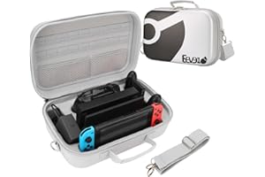 DRONSIDE Portable Carrying Case for Nintendo Switch & Nintendo Switch OLED, Hard Shell All Protective Travel Storage Case for Nintendo Switch Console Pro Controller and Other Accessories