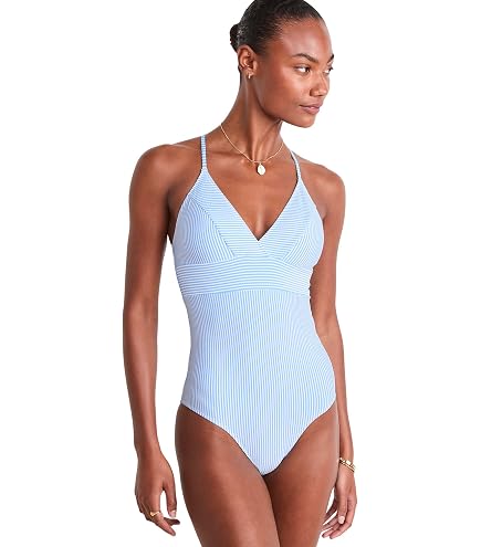 vineyard vines Underwire One Piece Seersucker at Amazon Women's