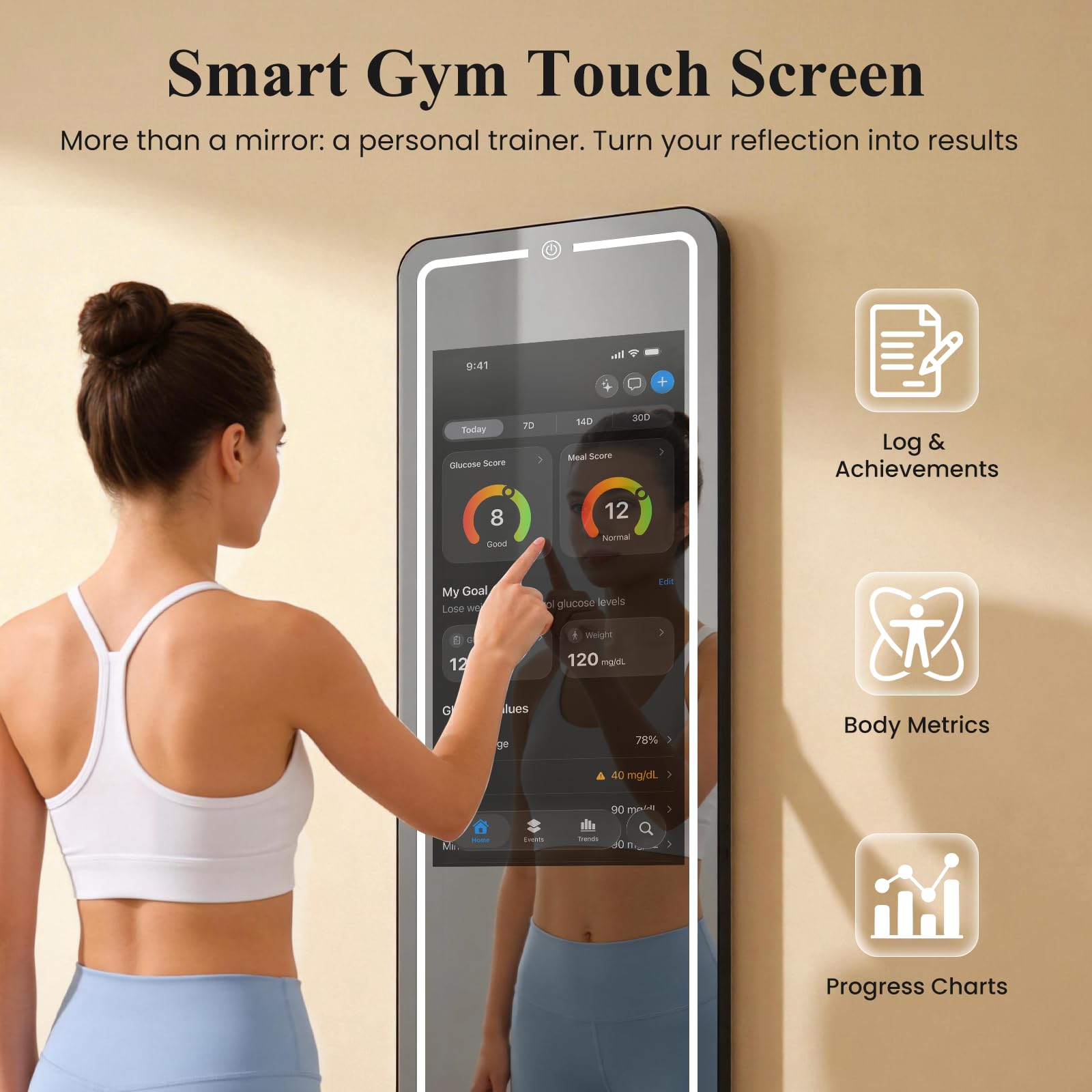 LumaVue Smart Fitness Mirror 32