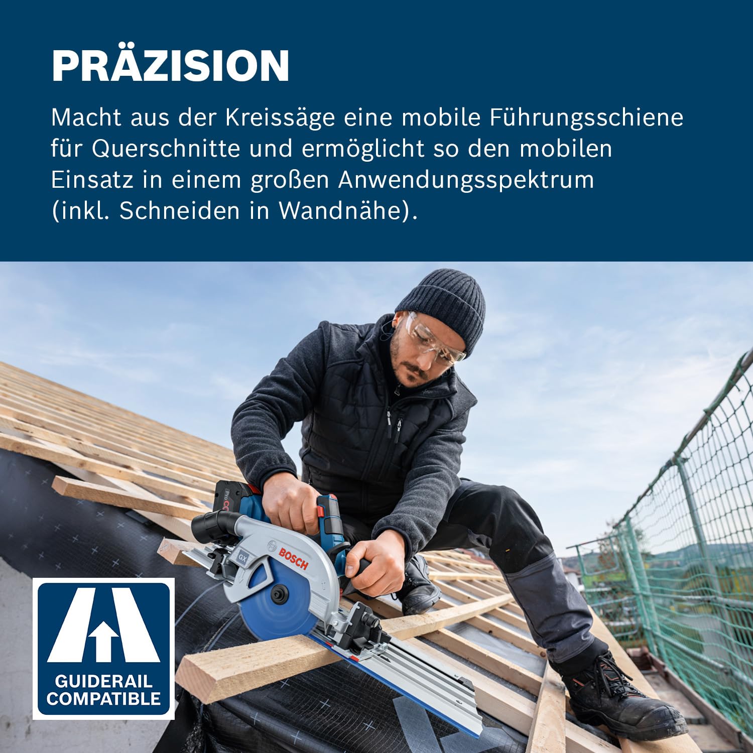 Bosch Professional 18V System Akku-Kreissäge GKS 18V-57-2 GX (inkl. L-BOXX, ohne Akku/Ladegerät) 2