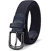 CHAOREN Woven Boys Belt, 1.25" Elastic Braided Kids Belt, Casual for Golf And Baseball