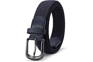 CHAOREN Woven Boys Belt, 1.25" Elastic Braided Kids Belt, Casual for Golf And Baseball