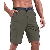 NATUVENIX Hiking Shorts Men Quick Dry Mens Cargo Fishing Shorts for Men Lightweight Golf Shorts Stretch Summer Work