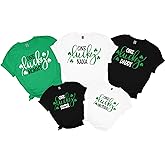 Custom One Lucky Mama Shirt One Lucky Dada Shirt St Patricks Day Matching Family Shirts, Dad Mommy Nana Teacher Nurse Tees Saint Patrick Days Shirts Women Multicolor