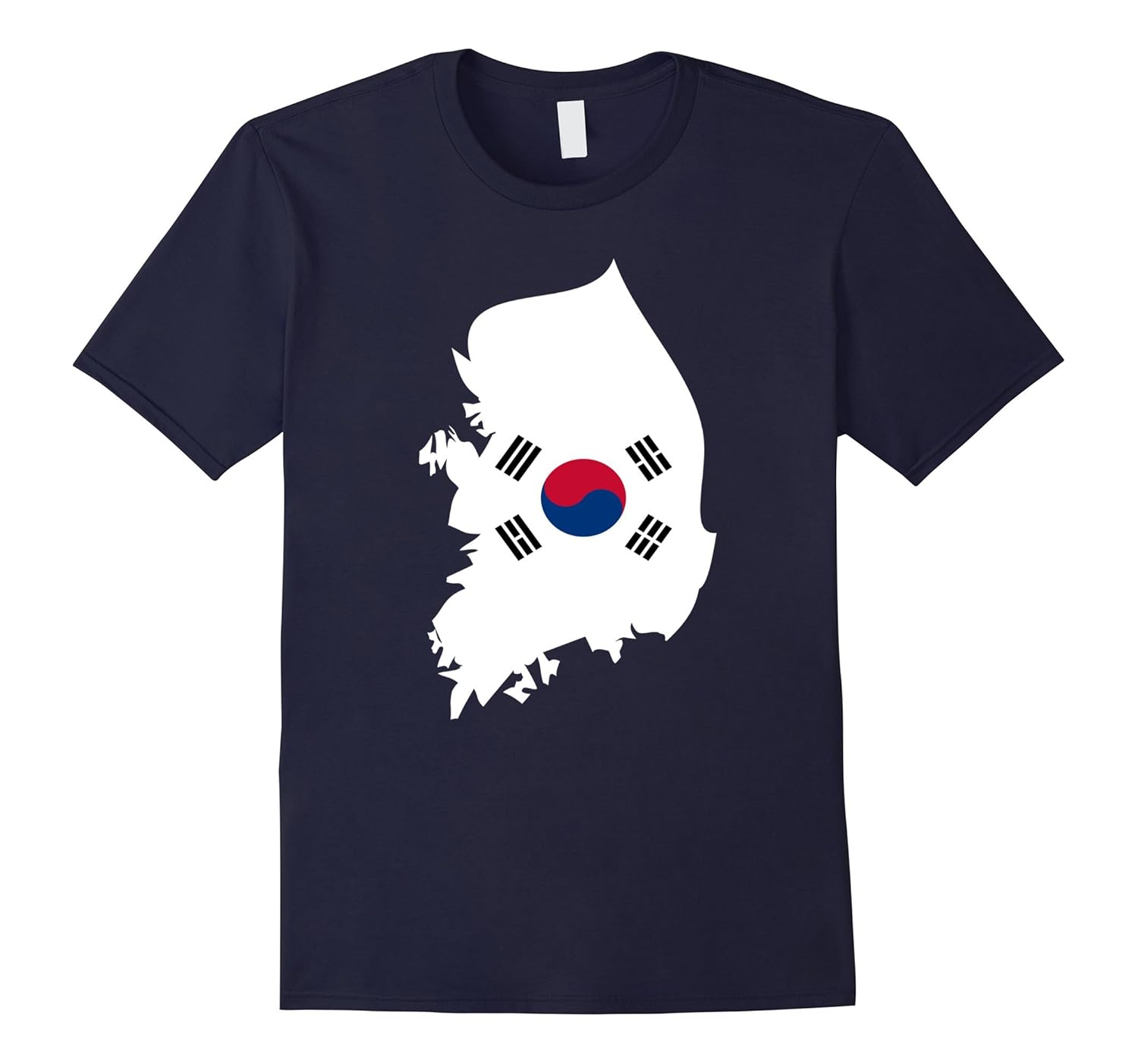 South Korea Country with South Korean Flag tee shirt-ANZ