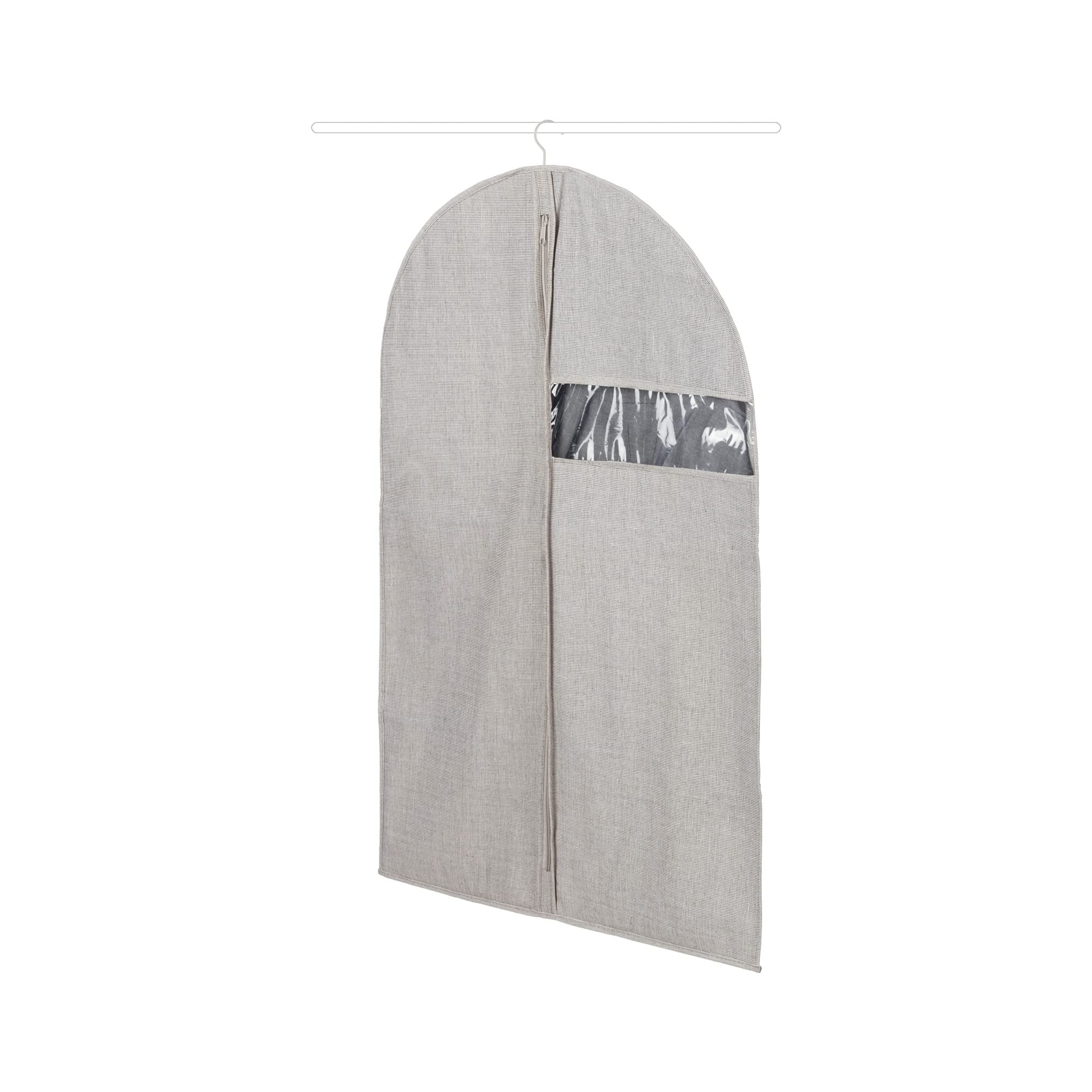 Compactor Oxford Suit Bag (M) - Premium Grey Storage Solution, 60X90(H) cm, Polyester + Cotton + Peva