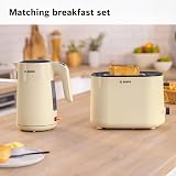 Bosch MyMoment 2-Slice Toaster Cream with Bun Warmer Reheat Defrost view 4