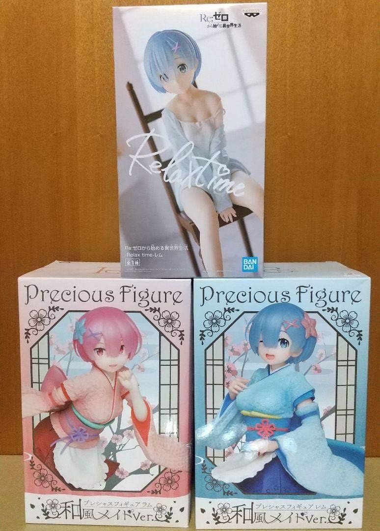 Re ゼロ レム ラム フィギュア リゼロ ナムコ Namco リラックスタイム フィギュア ドール 通販 Amazon