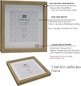 YiPinYin 8x8 Inch Square Photo Frame Set of 3 20x20cm Acid Free Mount view 5