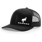 Ford Bronco Logo Side Panel Embroidered Richardson 112 Snapback Trucker Hat Cap