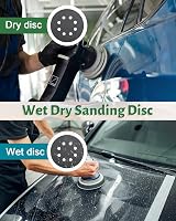 JatilEr 24 Pcs 125mm Sanding Discs 8-Hole Wet/Dry Grit 320-3000 Hook & Loop view 4