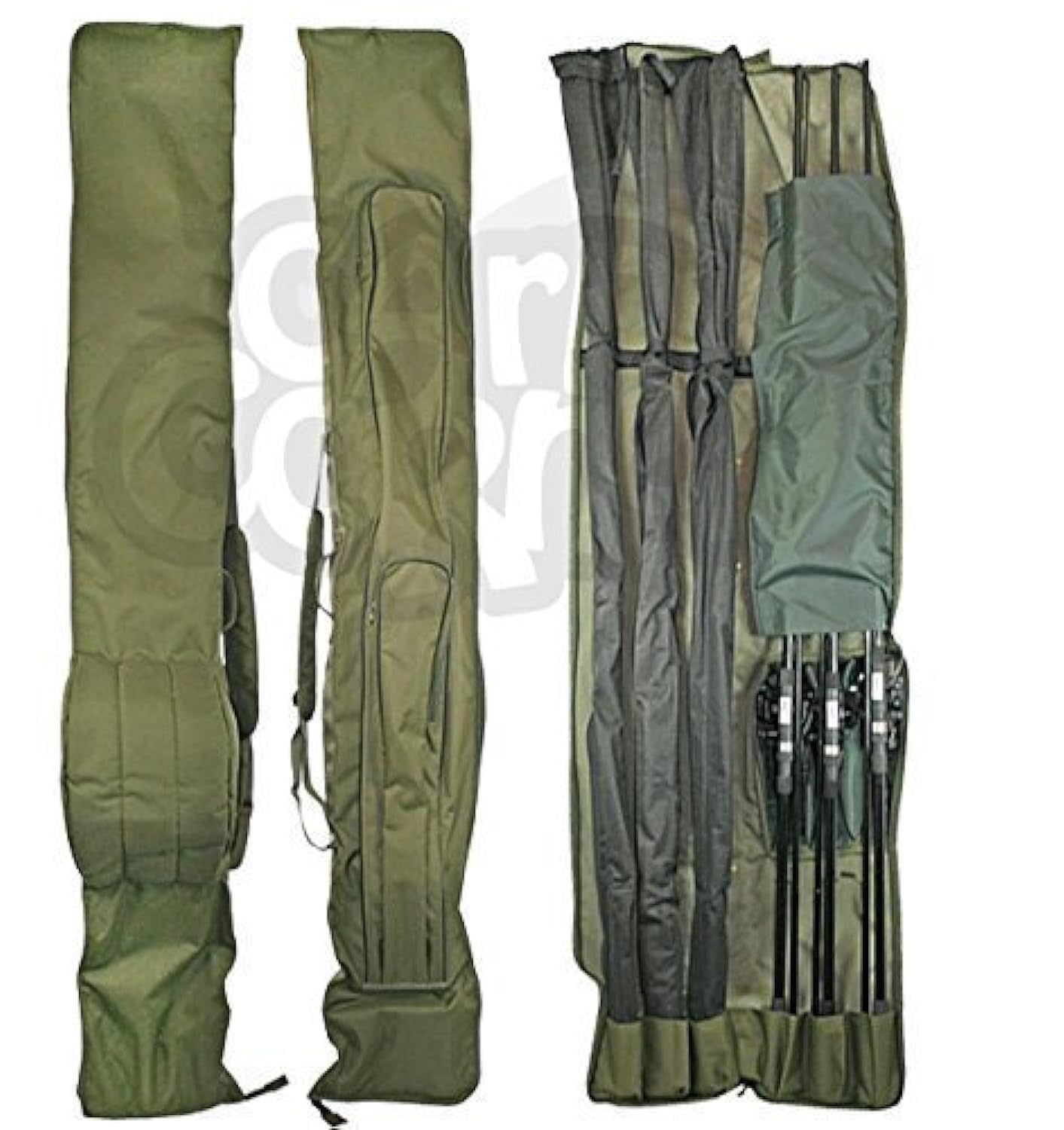 Carp Fishing Tackle Rod Holdall Bag For 12 Foot Rods