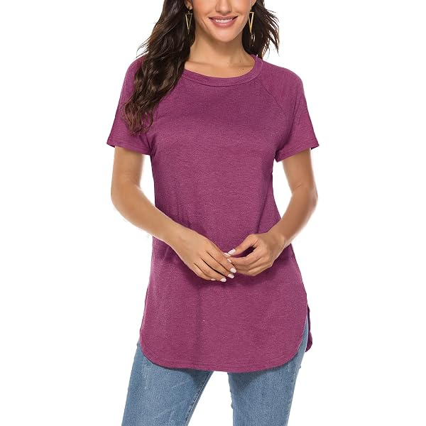 Women's Loose Fit Tunic Shirt Dress With Pocket | Long Sleeve Casual T-Shirt Dress For Fall & Halloween