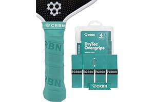 CRBN Drytec™ Overgrips - Pickleball Paddle Grip Tape - Absorbs Shock & Moisture
