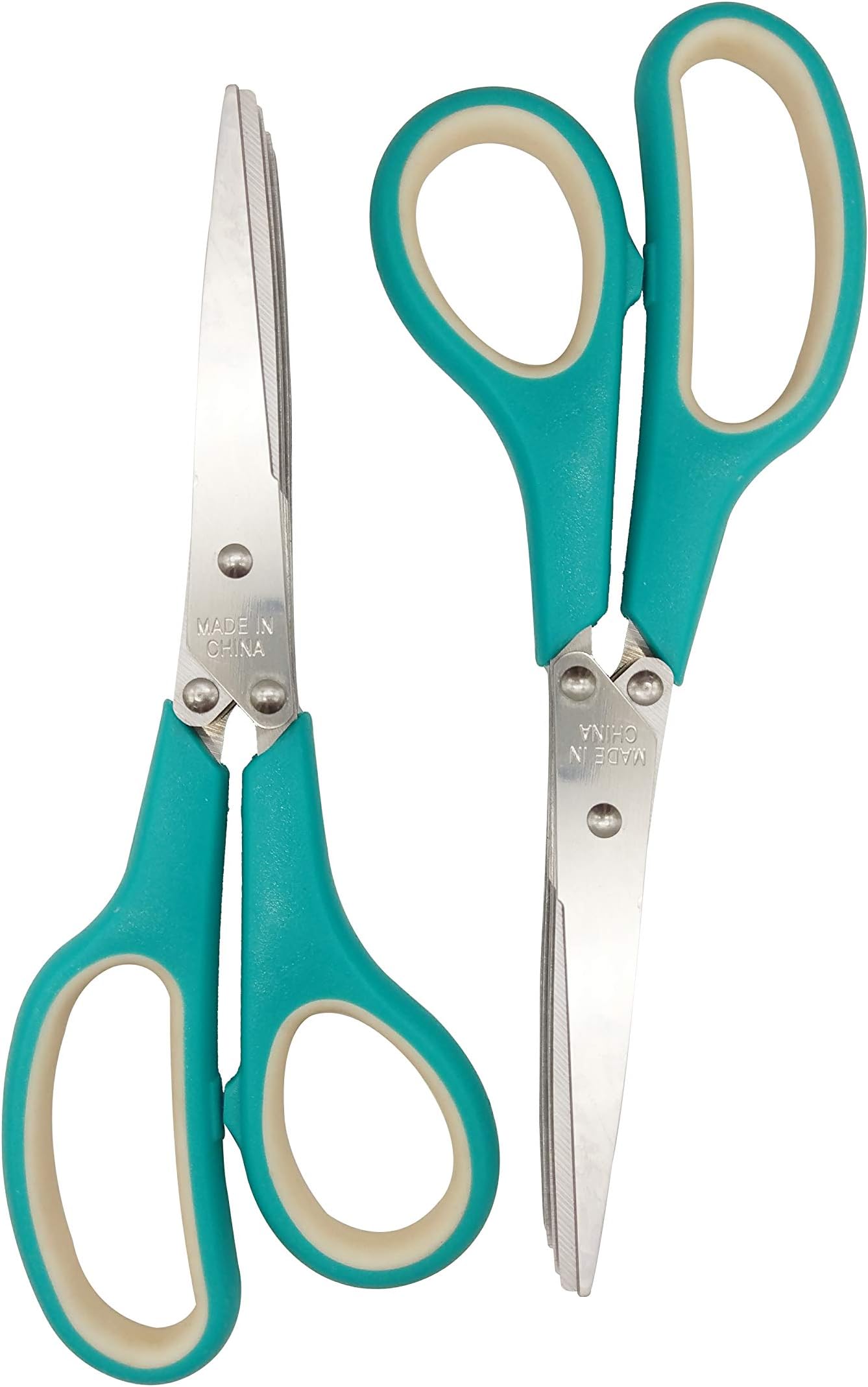 Fantaplus 2pcs Herb Scissors Heavy Duty 5 Blade Kitchen Shears Multipurpose Stainless Steel Scissors