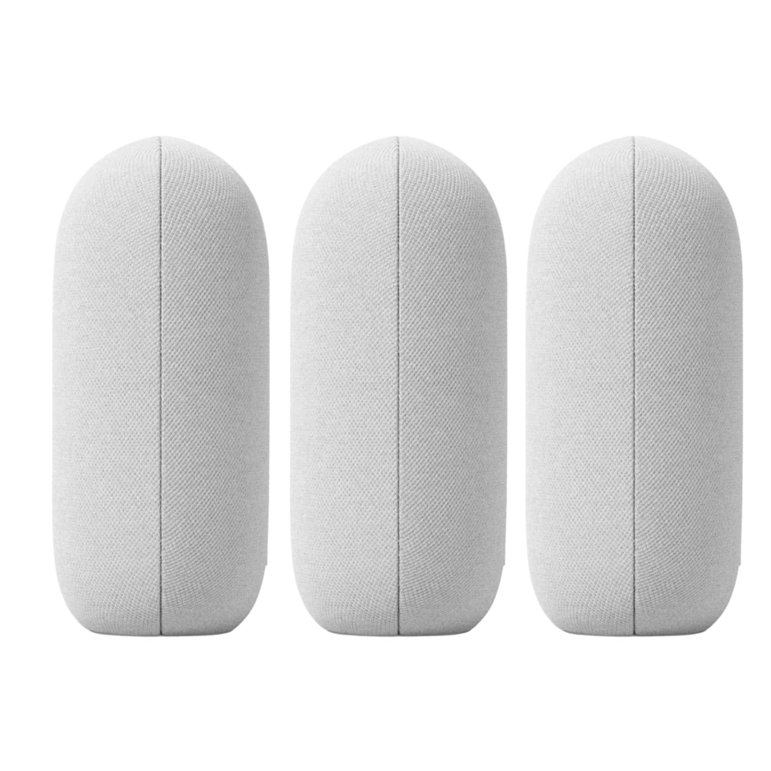 Google Nest Audio (3-Pack) Smart Speakers – Multi-Room Wireless Home Speaker Bundle with Bluetooth, Wi-Fi, Assistant, Stereo Sound, Voice Control & Smart Home Integration