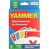 Yammer Word Card Game, Fun Family Word Game for Adults, Kids, Game Night, 1-6 Players, Ages 8+